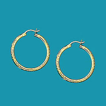 10Kt Hoop Earrings