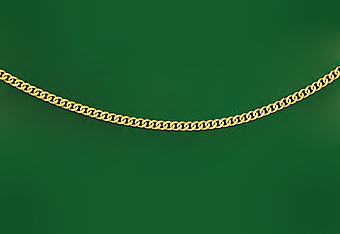 14Kt Yellow Gold Hollow Franco Chain
