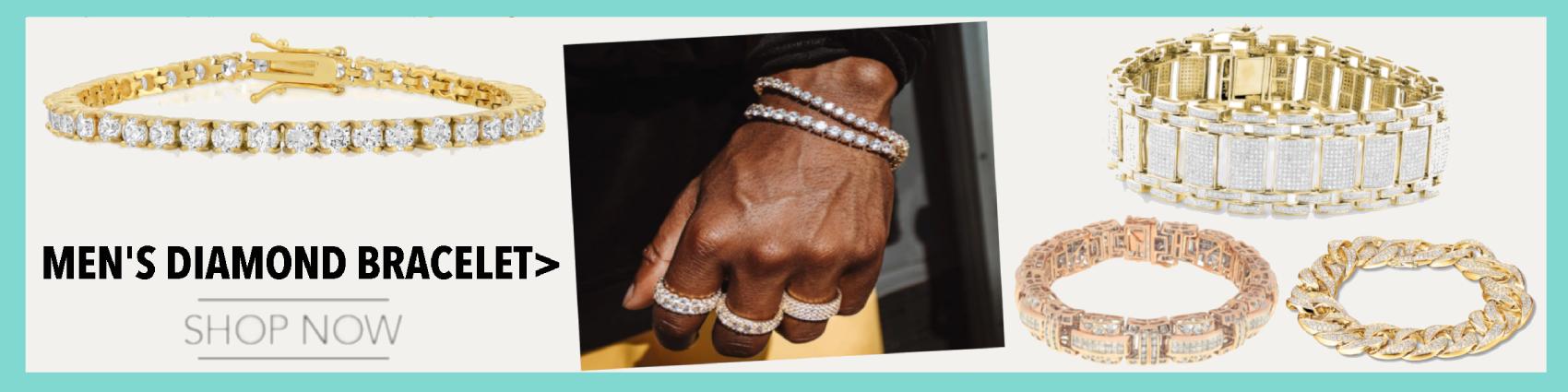 Men Diamond bracelets